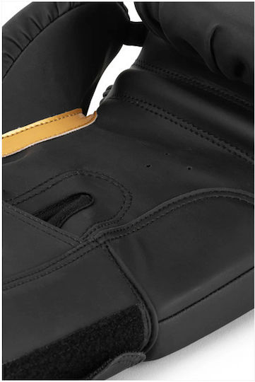 Tapout Boxing Gloves made of Synthetic Leather for Match Black