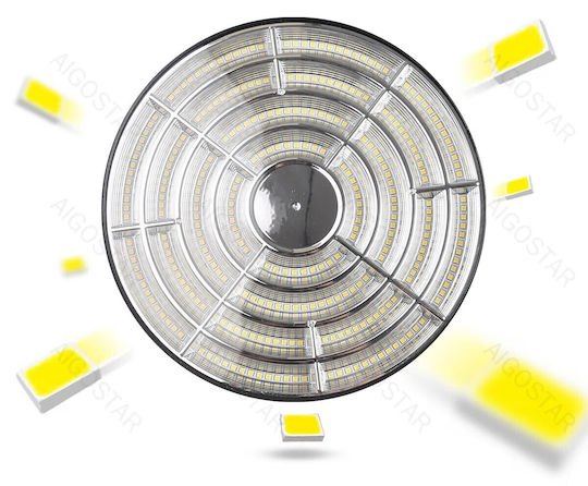 Aigostar Commercial Bell Light 150W Cool White 22500lm with Built-in LED White Ø80cm