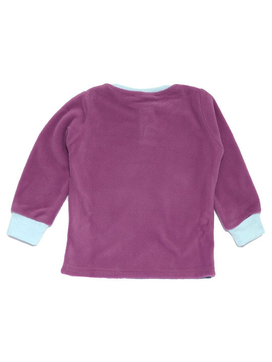 Disney Kids' Pajamas Winter Fleece Purple Frozen