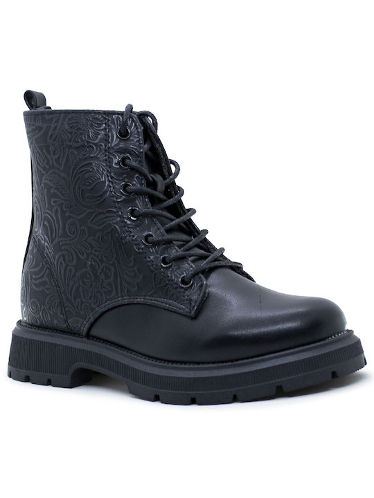 SmartKids Kids Military Boots Black