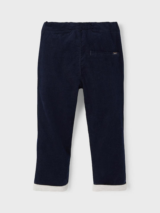 Name It Kids' Corduroy Pants Dark Blue, Dark Sapphire