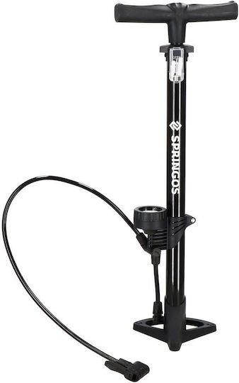 Fahrradpumpe Druckmesser Ball Aufblasbare Artikel Aufblaszubehör 160psi Aluminium 60cm