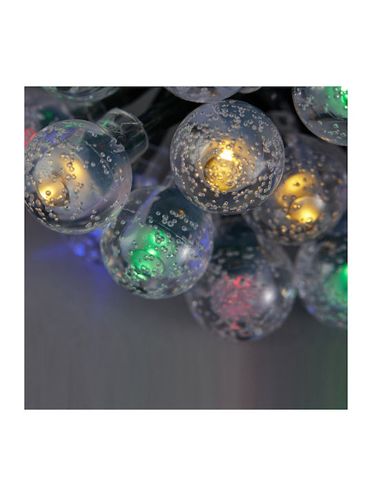 Series 80 LED 5mm Acrylic Balls 1.8cm Solar Collector Light Sensor 8 M F Green PVC Cable Multicolor LED Ana 10cm Extension Cord 1m IP44