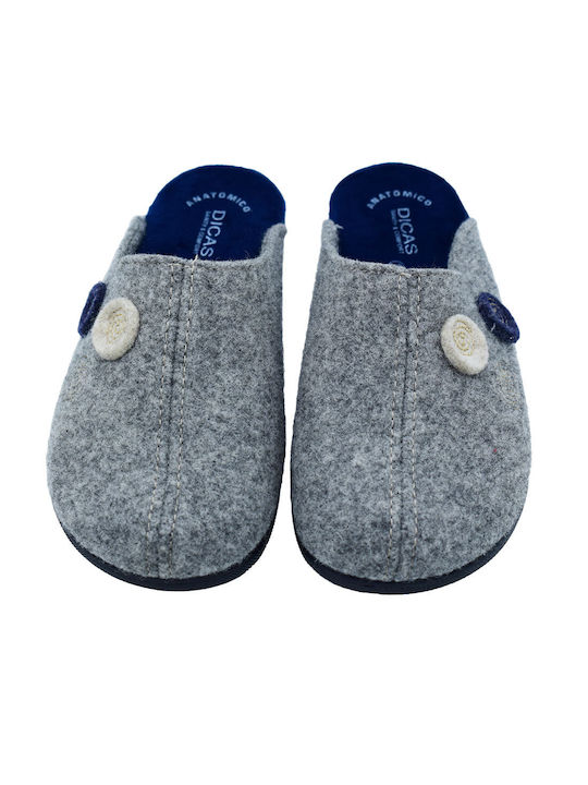 Dicas Anatomical Women's Slippers in Gray color