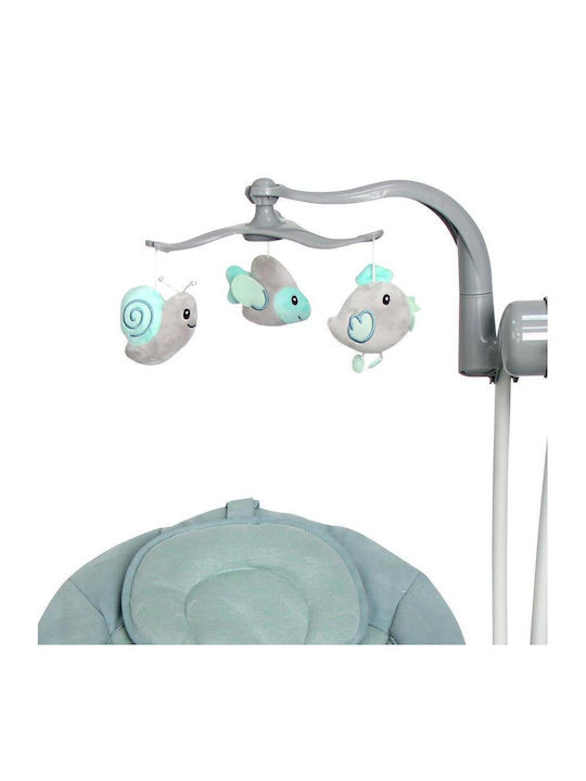 Lorelli Electric Baby Relax Swing Tango with Music and Vibration Cameo Blue Stars for Child up to 12kg