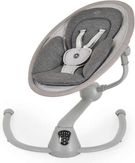 Cangaroo Ηλεκτρικό Relax Μωρού Cloud Premium με Μουσική Light Grey