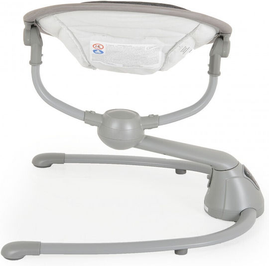 Cangaroo Ηλεκτρικό Relax Μωρού Cloud Premium με Μουσική Light Grey