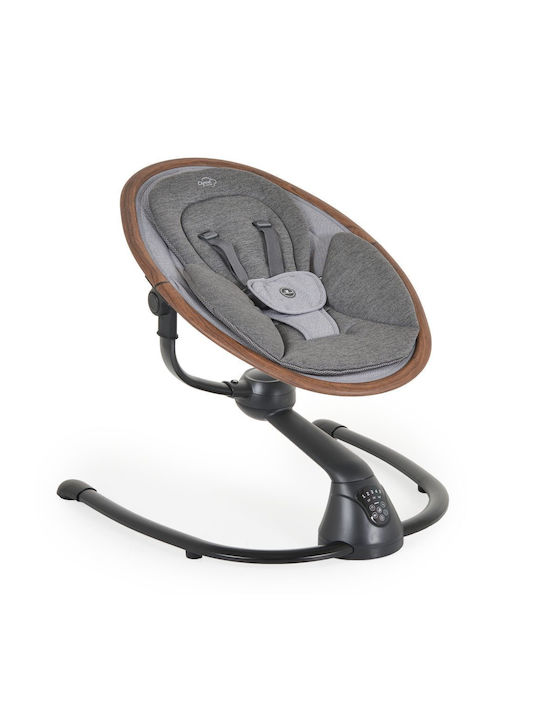 Cangaroo Electric Baby Relax Swing Cloud Premium with Music Dark Grey