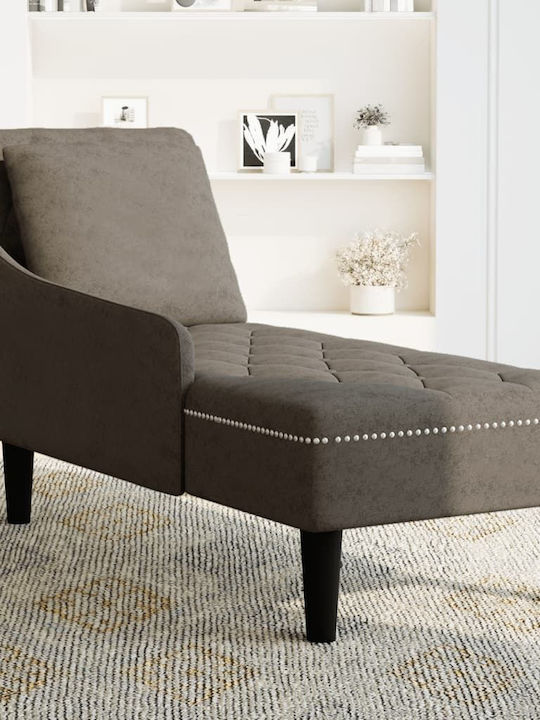 Recliner Stoff Gray L110xW54xH70cm
