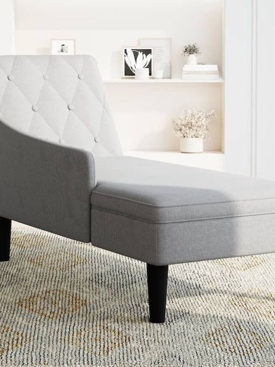 Recliner Stoff Gray L110xW54xH70cm