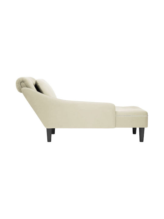 Fabric Recliner Beige L110xW54xH70cm