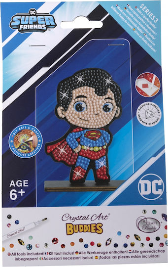 Diamond Painting Kit Craft Buddy Crystal Art Buddies Superman 7 Pieces