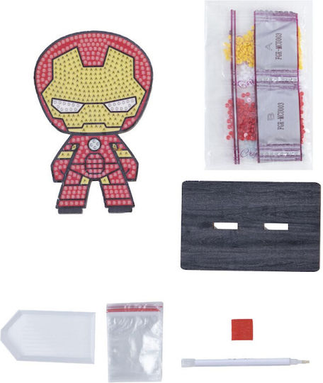 Set Pictură cu Diamante Craft Buddy Crystal Art Buddies Iron Man 7 Piese