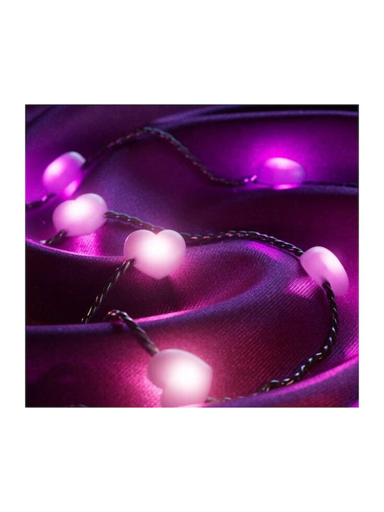 100 Λαμπάκια LED 6μ. RGB USB σε Σειρά
