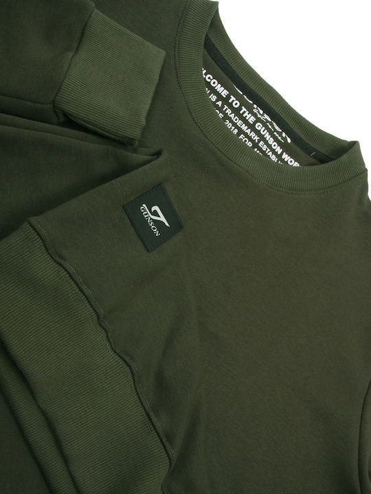 Langarmbluse Khaki