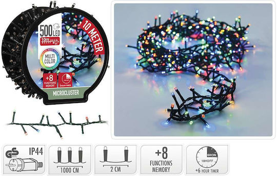 500 Λαμπάκια LED 10μ. Πολύχρωμα σε Σειρά 500 Λαμπάκια LED 10μ. Πολύχρωμα σε Σειρά