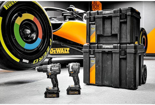 DEWALT Powerstack Κρουστικό Δραπανοκατσάβιδο Μπαταρίας 18V 2x1.7Ah