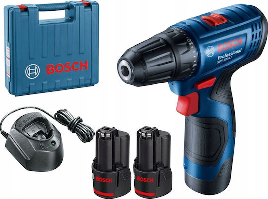 Bosch GSR 120-LI Battery Drill Driver 12V 2x2Ah