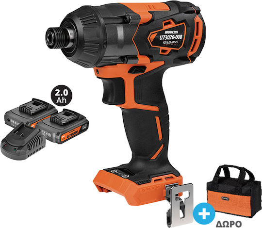 Krausmann U73020-22SΒ Παλμικό Κατσαβίδι Μπαταρίας Solo Brushless 20V