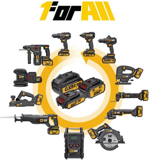 CAT DX71 Impact Screwdriver Battery Brushless 18V 2x2Ah