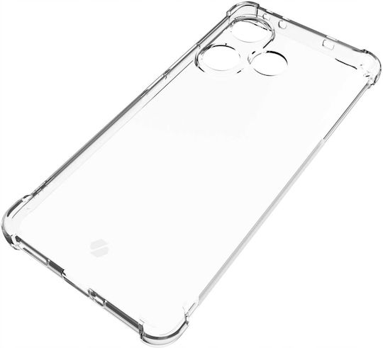 Spacecase Anti-shock Bumper Силикон 1мм с Каишка Прозрачен (Realme GT 6)