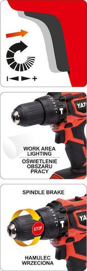 Yato YT-82780 Κατσαβίδι Μπαταρίας 18V 1x2Ah