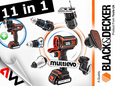 Black & Decker MT218KB Battery Power Drill Driver 18V 2x5Ah