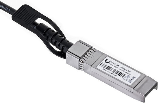 Ubiquiti Кабел Оптично Влакно SFP+ 0.5m Черен