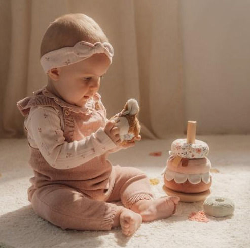Little Dutch Παιχνίδι Πυραμίδα & Ταλάντωσης, Fairy Garden από Ξύλο για 12+ Μηνών