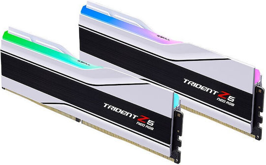 G.Skill Trident Z5 Neo RGB DDR5 32GB RAM με 2x16GB Modules και Ταχύτητα 6400 για Desktop