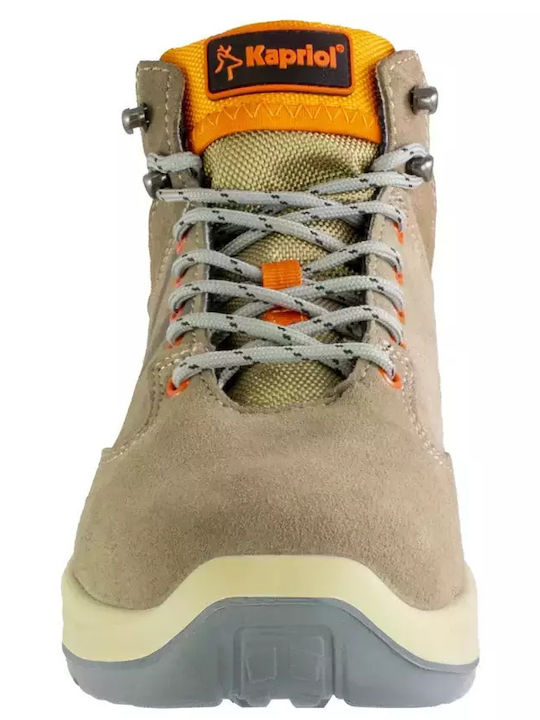 Kapriol Sicherheitsschuhe Beige S3 mit SRC-Zertifizierung