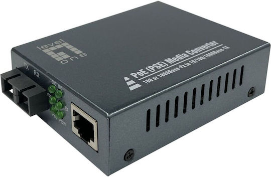 Accesorii de rețea Levelone Gvt-2014 10 100 1000t>rj45 To Sc Sm Pse