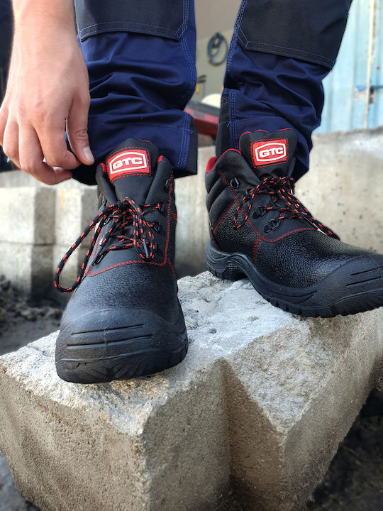 GTC Pall Star Wasserdicht Stiefel Arbeit Schwarz O2