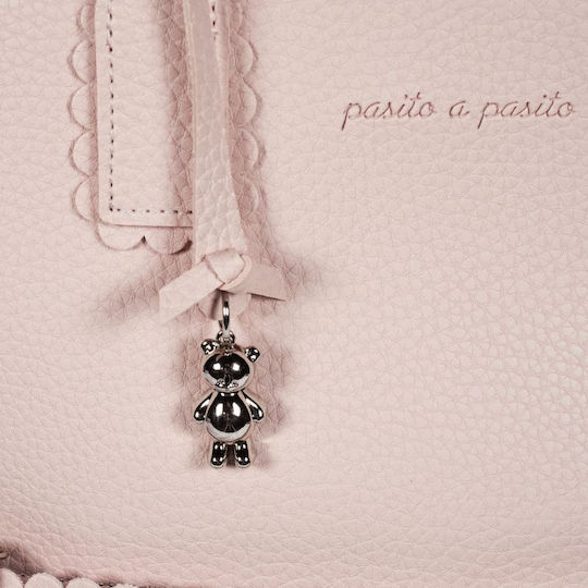 Pasito a Pasito Τσάντα-Αλλαξιέρα Πλάτης Ροζ 35x38x16εκ.