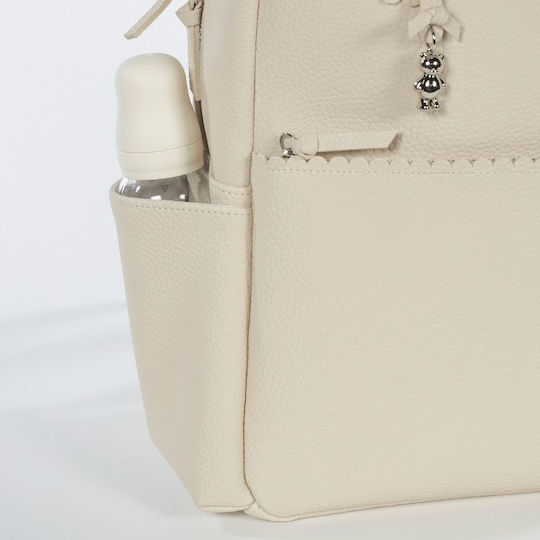 Pasito a Pasito Diaper Bag Beige 35x38x16cm.