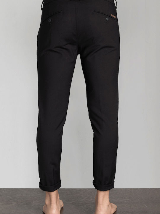 Scinn Matteo Trousers in Slim Fit Black