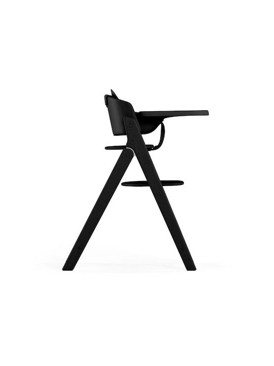Cybex Click & Fold Foldable Baby Highchair 3 in 1 with Adjustable Height Stunning Black