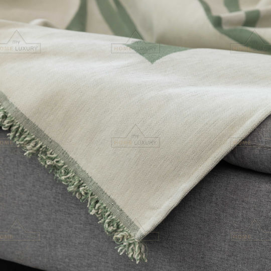 My Home Luxury Michel Cuverturi Pentru Canapea 3 Locuri Jacquard 180x280cm Bej