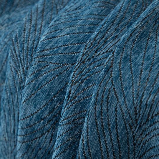 My Home Luxury Pommard Sesselüberwurf Jacquard 180x180cm Blau
