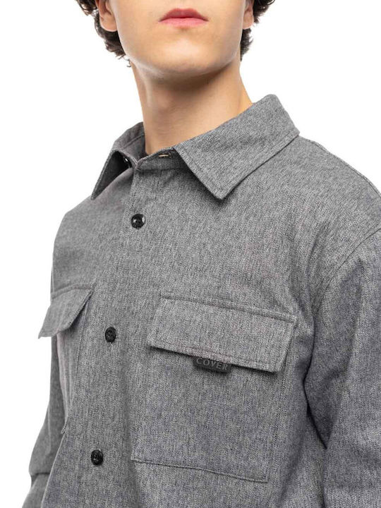 Cover Jeans Overshirt Denim Shirt Grey