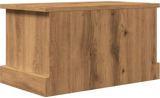 vidaXL Hölzernes Aufbewahrungsbox mit Deckel Braun 30x50x28cm 1Stück