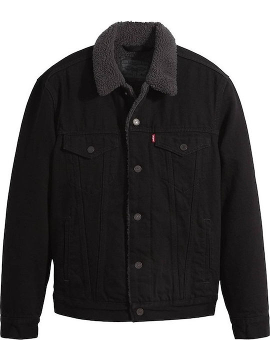 Sherpa Trucker Μπουφάν Μαύρο