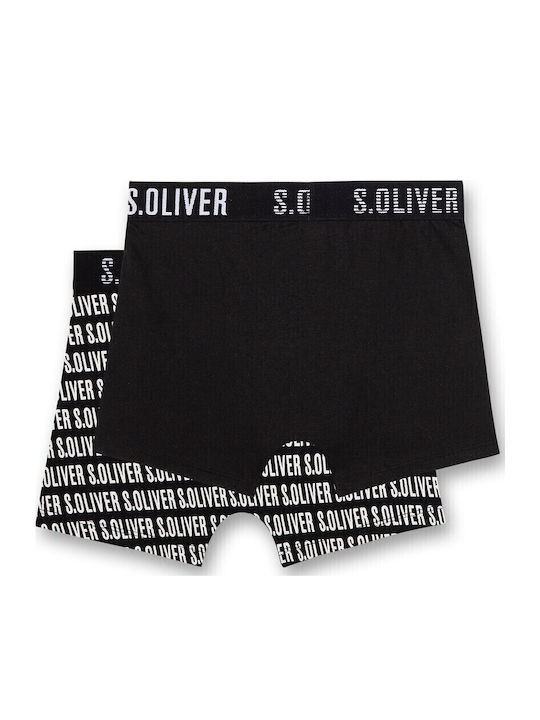 s.Oliver Set boxeri pentru copii Black 2buc
