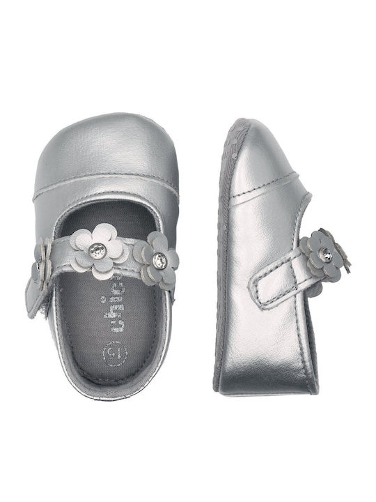 Chicco Βρεφικές Μπαλαρίνες Αγκαλιάς Ασημί Baby Ballerina Nixy