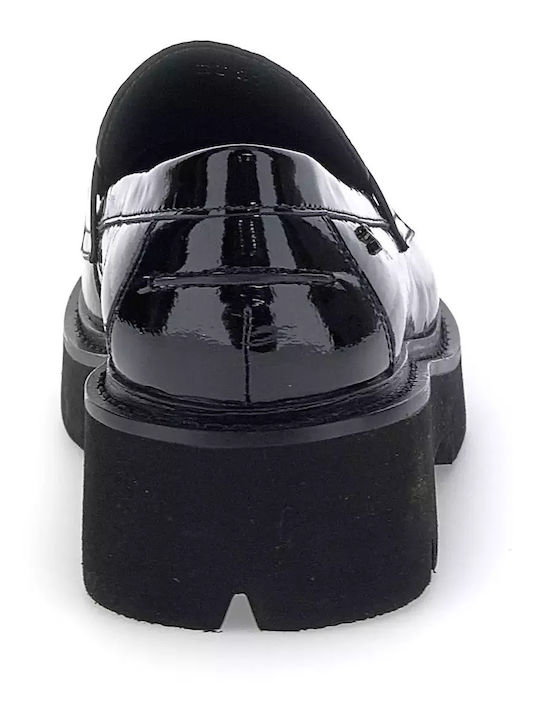Λουστρίνι Γυναικεία Loafers σε Μαύρο Χρώμα