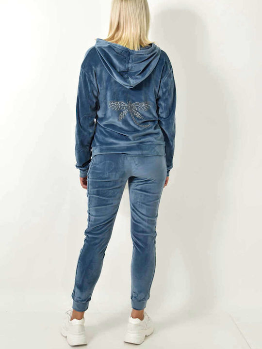 Potre Sweatsuit Velvet blue