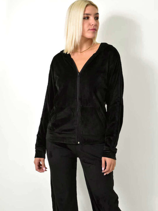 Potre Sweatsuit Velvet BLACK