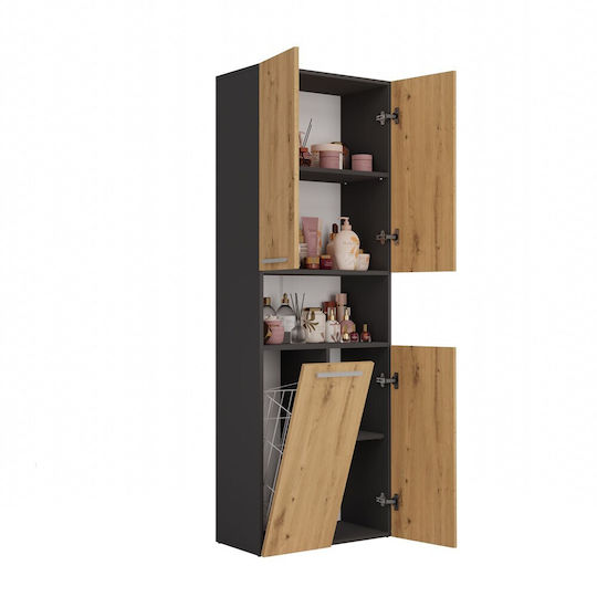 Nel Bathroom Column 1k/dk Anthracite Artisan