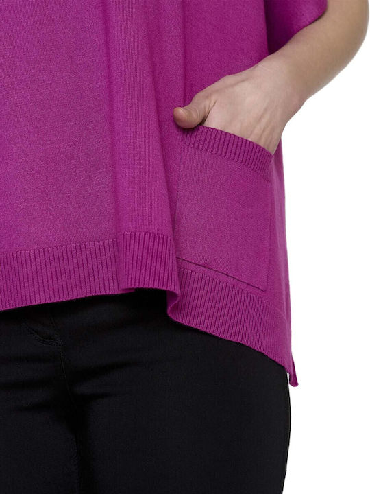 Women's Knitted Cardigan Fuchsia