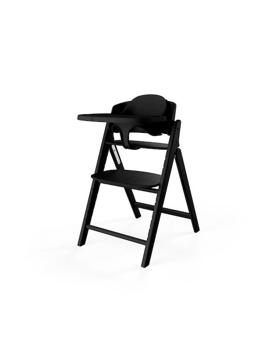 Cybex Click & Fold Foldable Baby Highchair 4 in 1 with Adjustable Height Stunning Black
